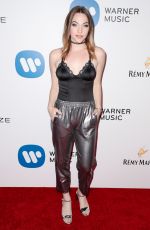 VIOLETT BEANE at Warner Music Group Grammy After Party in Los Angeles 02/12/2017