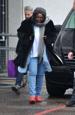 WHOOPI GOLDBERG Leaves ITV Studios in London 02/10/2017