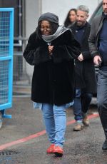 WHOOPI GOLDBERG Leaves ITV Studios in London 02/10/2017