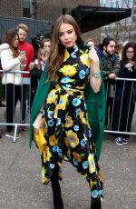 XENIA TCHOUMITCHEVA at Topshop Unique Show in London 02/19/2017