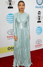 YARA SHAHIDI ar 48th Naacp Image Awards in Pasadena 02/11/2017