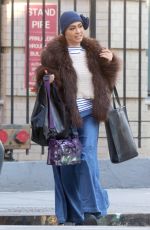 YASMINE AL MASSARI Out and About in New York 02/02/2017