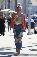 YVONNE STRAHOVSKI Out Shopping in Beverly Hills 01/31/2017