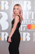 ZARA LARSSON at Brit Awards 2017 in London 02/22/2017