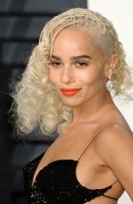 ZOE KRAVITZ at 2017 Vanity Fair Oscar Party in Beverly Hills 02/26/2017