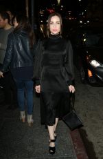 ZOE LISTER-JONES Night Out in Hollywood 02/02/2017