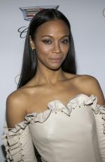 ZOE SALDANA at Cadillac’s 89th Annual Academy Awards Celebration in Los Angeles 02/23/2017