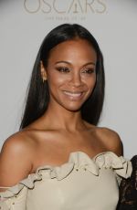 ZOE SALDANA at Cadillac’s 89th Annual Academy Awards Celebration in Los Angeles 02/23/2017