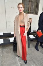 ZOEY DEUTCH at Max Mara Fashion Show at Milan Fashion Week 02/23/2017