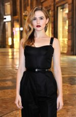 ZOEY DEUTCH at Women in Film Max Mara Face of the Future Award Dinner at Milan Fashion Week 02/22/2017