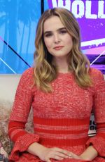 ZOEY DEUTCH at Young Hollywood Studio in Los Angeles 02/16/2017