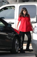 ZOOEY DESCHANEL on the Set of 