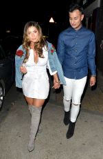 ABIGAIL CLARKE and Junaid Ahmed Night Out in London 03/25/2017