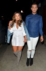 ABIGAIL CLARKE and Junaid Ahmed Night Out in London 03/25/2017