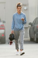 ALESSANDRA AMBROSIO Out in Los Angeles 03/13/2017
