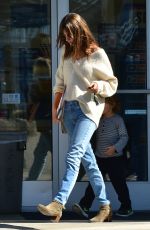 ALESSANDRA AMBROSIO Out in Santa Monica 03/01/2017