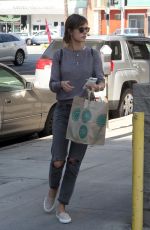 ALESSANDRA AMBROSIO Shopping at Whole Foods in Santa Monica 03/14/2017