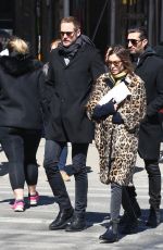 ALEXA CHUNG and Alexander Skarsgard Out in New York 03/23/2017