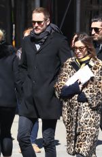 ALEXA CHUNG and Alexander Skarsgard Out in New York 03/23/2017