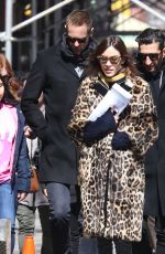ALEXA CHUNG and Alexander Skarsgard Out in New York 03/23/2017