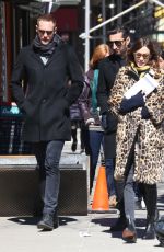 ALEXA CHUNG and Alexander Skarsgard Out in New York 03/23/2017