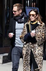 ALEXA CHUNG and Alexander Skarsgard Out in New York 03/23/2017