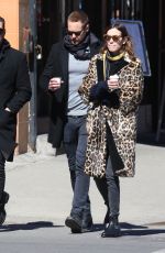 ALEXA CHUNG and Alexander Skarsgard Out in New York 03/23/2017