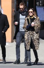 ALEXA CHUNG and Alexander Skarsgard Out in New York 03/23/2017