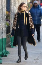 ALEXA CHUNG and Alexander Skarsgard Out in New York 03/23/2017