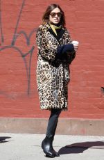 ALEXA CHUNG and Alexander Skarsgard Out in New York 03/23/2017