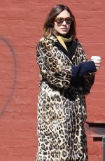 ALEXA CHUNG and Alexander Skarsgard Out in New York 03/23/2017