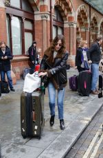 ALEXA CHUNG at King Cross St Pancras in London 03/08/2017