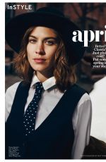 ALEXA CHUNG in Instyle Magazine, April 2017