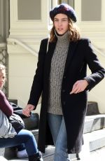 ALEXA CHUNG Out and About in New York 03/20/2017