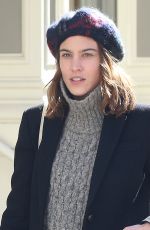 ALEXA CHUNG Out and About in New York 03/20/2017