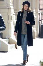 ALEXA CHUNG Out and About in New York 03/20/2017