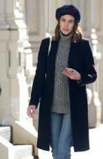 ALEXA CHUNG Out and About in New York 03/20/2017