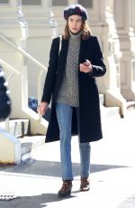 ALEXA CHUNG Out and About in New York 03/20/2017