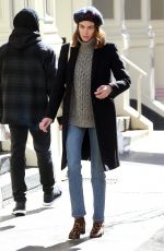 ALEXA CHUNG Out and About in New York 03/20/2017