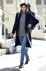 ALEXA CHUNG Out and About in New York 03/20/2017