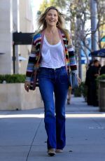 ALI LARTER in Jeans Out in Beverly Hills 03/07/2017