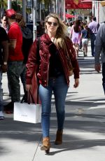 ALI LARTER Shopping in Beverly Hills 03/06/2017