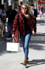 ALI LARTER Shopping in Beverly Hills 03/06/2017