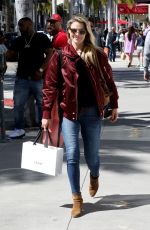 ALI LARTER Shopping in Beverly Hills 03/06/2017