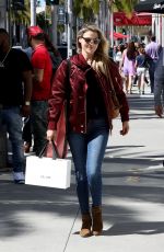 ALI LARTER Shopping in Beverly Hills 03/06/2017