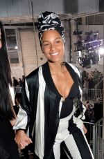 ALICIA KEYS at Rick Owens Fashion Show at PFW in Paris 03/02/2017