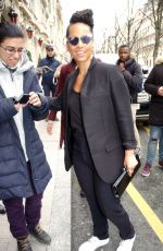 ALICIA KEYS Leaves Royal Monceau Hotel in Paris 03/03/2017