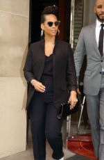 ALICIA KEYS Leaves Royal Monceau Hotel in Paris 03/03/2017