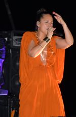 ALICIA KEYS Performs at Porsche Design Tower Miami in Sunny Isles 03/18/2017