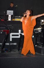 ALICIA KEYS Performs at Porsche Design Tower Miami in Sunny Isles 03/18/2017